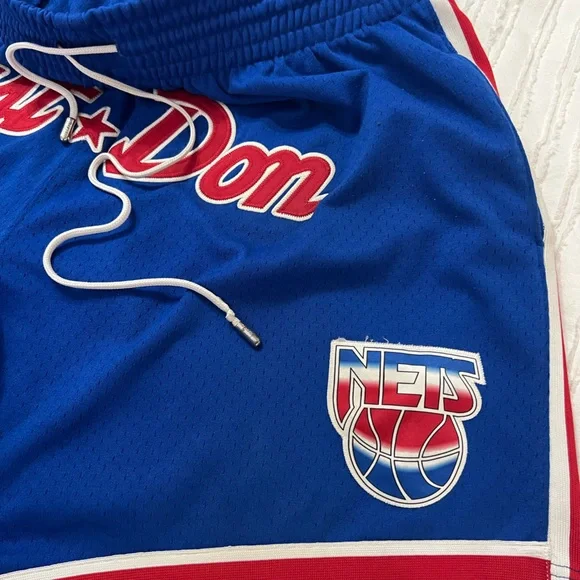 Just Don Authentic NJ Nets Basketball Shorts - Vintage.Great condition.